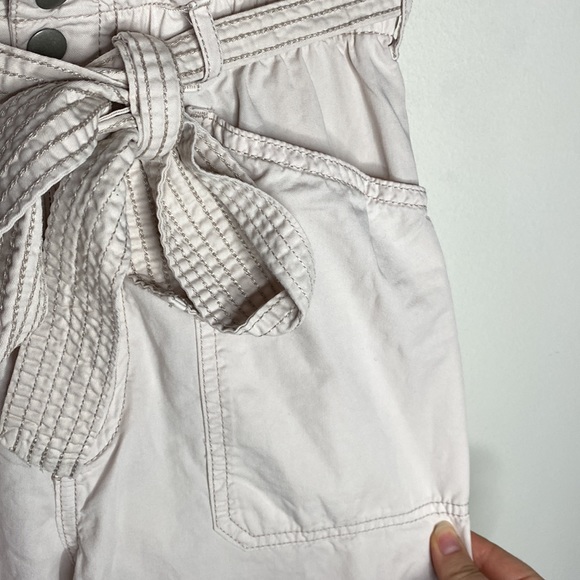Abercrombie & Fitch paperbag ultra high waist front tie carpenter pants size XS - Picture 8 of 12